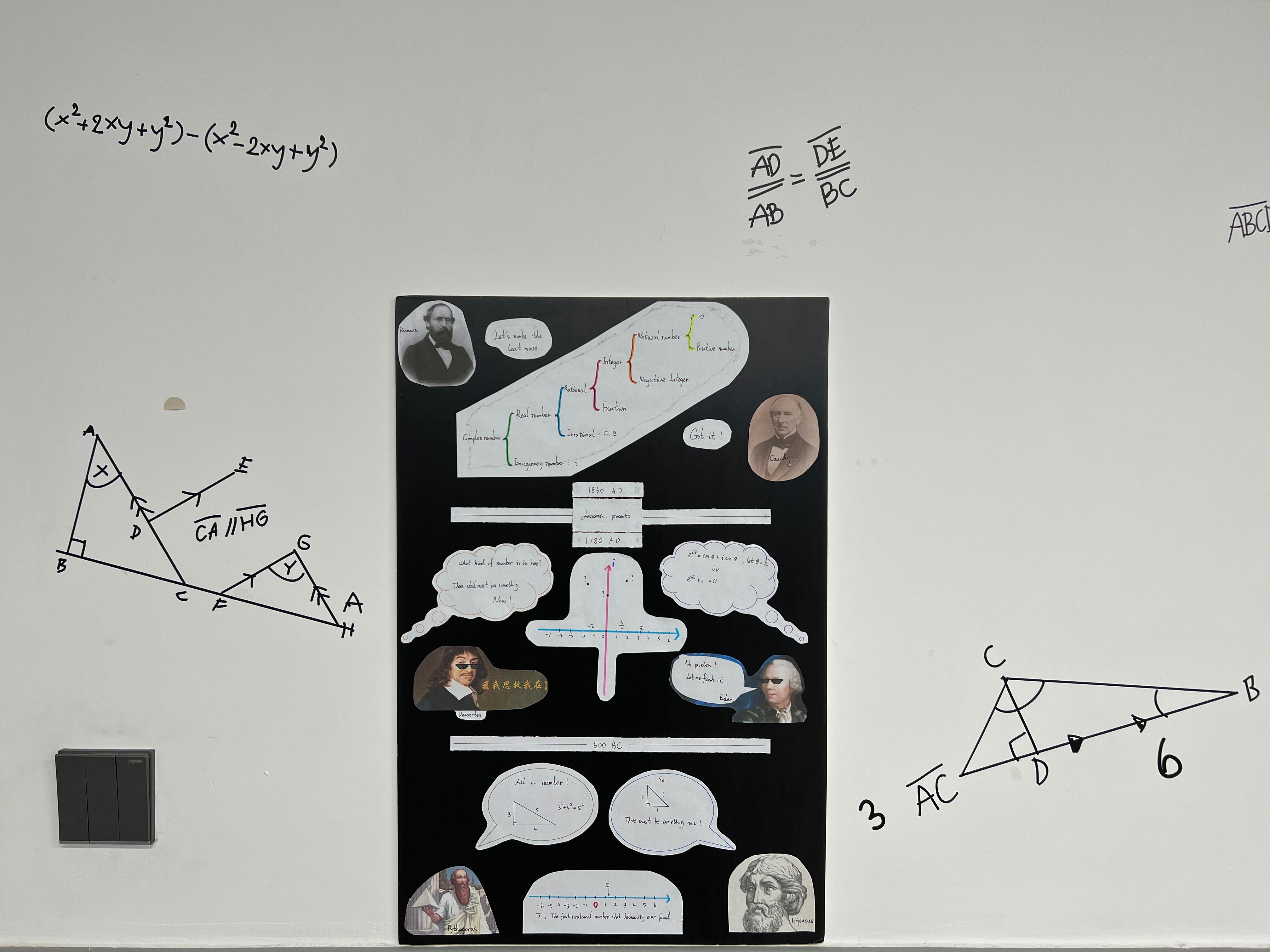 A 4:3 poster-style cover of my student mathematical magazine project